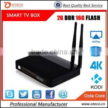 2015 hot selling CSA91 2G/16G Octa Core Android 5.1 TV Box RK3368 Cortx-A53 & 64-bit BT4.0 Smart Media Player Multi Language