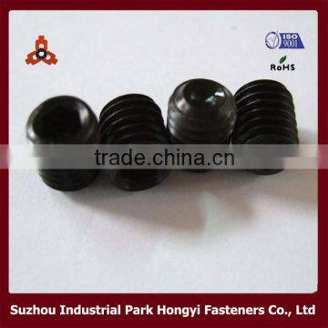 stainless steel hexagon head socket set screw knob black