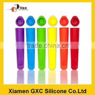 Colorful candy color silicone ice mold/silicone ice pop molds