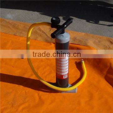 long service life surfboard air pump/hand operated air pump/inflatable hand pump air pump