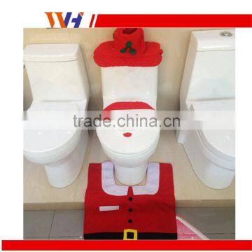 New Funny Products Xmas Christmas Ornament Toilet Lid Cover