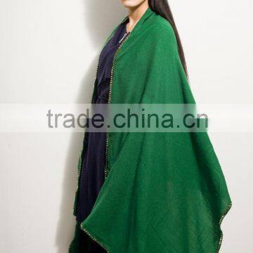 New Model Pashmina Gold Metallic Cape Shawl photo-5
