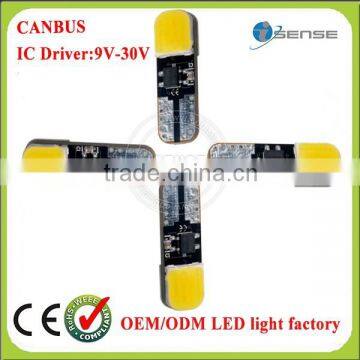 150lm 2w Led Tracklight 1 Year Warranty Led Track Light Led Car T10 Cob Canbus IC Driver