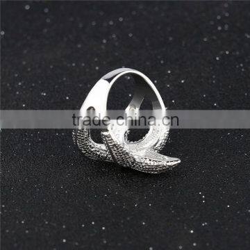 Cheap Fashion Jewelry Zinc Alloy Metal Starfish Finger Ring for Women photo-5