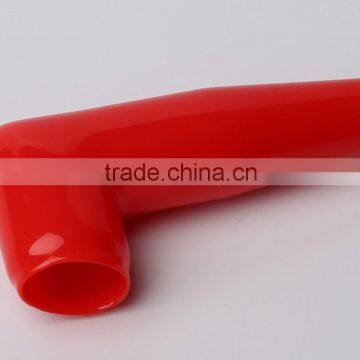 Red Smoking Pipe type Battery Terminal Covers Round Rubber Sleeve Insulation Cap with REACH RoHS UL