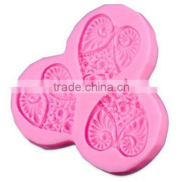 flower shape cake decoration silicone fondant mold