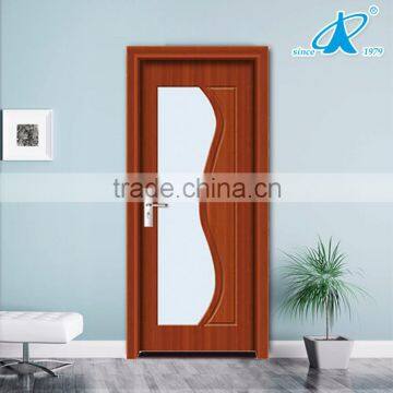 Modern interior glass door wood bedroom door