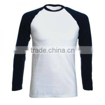 White Black Mens Long Sleeve Tshirts