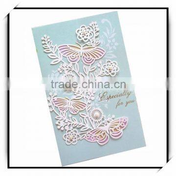 2016 hot design wedding greeting cards/ paper cards printing