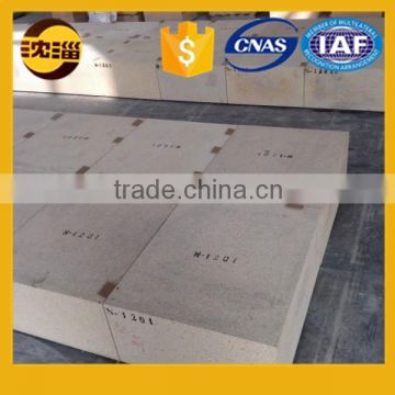 Large size bottom clay blocks glass melting furnaces fire resistant block