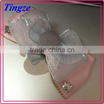 Unique handmade lace girls hair accessories wholesale china TD08