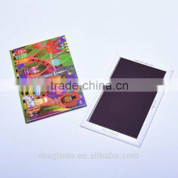 full color printed rectangle shape tin fridge magnets for promotional