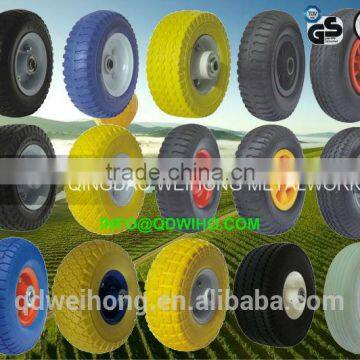 Manufacturer 3.00-4 3.50-4 3.50-6 4.00-6 3.50-8 4.00-8 Solid wheel Flat free Pu Foam flat free PU wheel