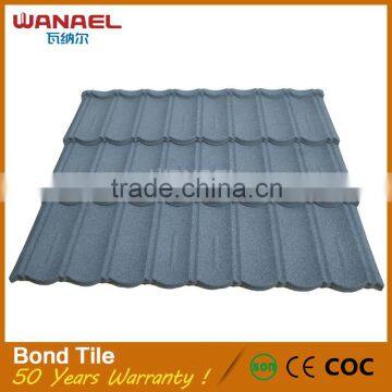 Best price waterproof performance cheap metal resin roofing tiles