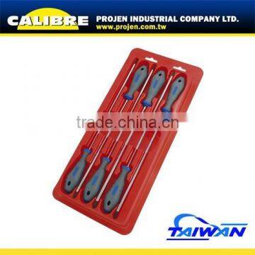 CALIBRE Car Repiar 6pc Tamper Proof Trox Screwdrivers Extra long Screwdrivers