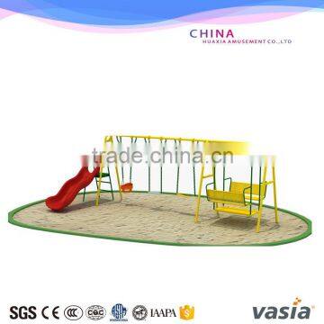 outdoor playground equipment swing and slide for kids