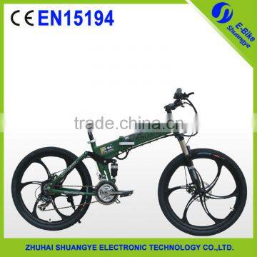 Shuangye Green power lithium battery mountain bike