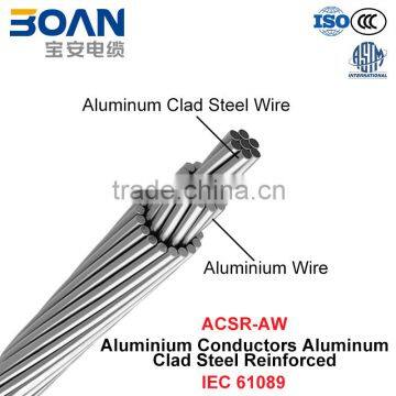 ACSR/AW, Aluminium Conductors Aluminium Clad Steel Reinforced (IEC 61089)