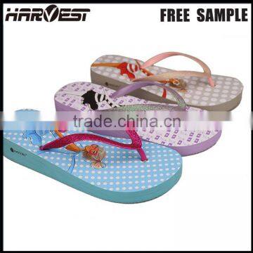 Instory eva girl flip flop , new design beautiful simple girl sandal