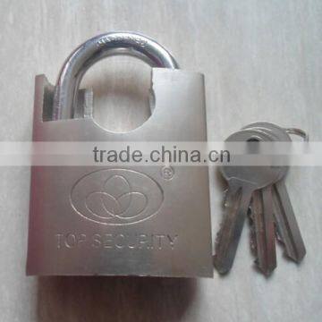 shackle half protected pin tumbler padlock