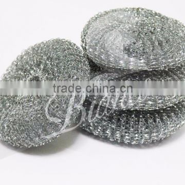 Galvanized Wire Mesh Scrubber Ball for Kitchen Cleaning