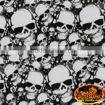 Excellent Quality DAZZLE No.DGJJ-574 crochet skull patternWater Transfer Printing Film Hydrographic printing