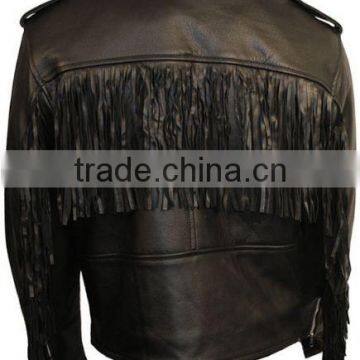 NEW MEN'S LEATHER JACKET SLIM FIT BIKER MOTORCYCLE GENUINE Cowhide JACKET HOT photo-2