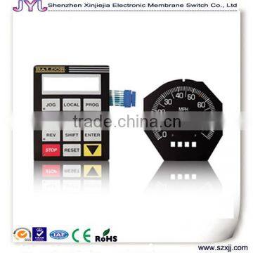 Automotive instrument weight/ measurement test equipment machinery membrane control panel