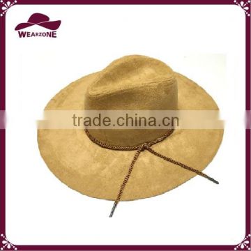 2016 Best selling faux suede panama hat