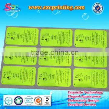 Silk screen printing serial number sticker labels , self adhesive serial number labels , self adhesive label