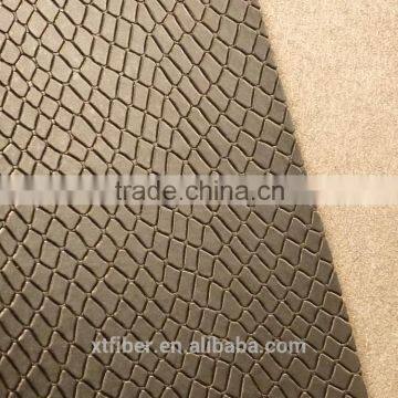 Snake grain pu microfiber leather for shoes