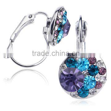 Mickey Mouse Gold Dangle Crystal Earrings Quality Choice photo-4