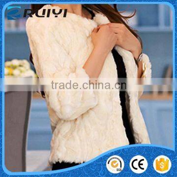 Casual Women Clothes Fake Fur Winter Slim Overcoat photo-3
