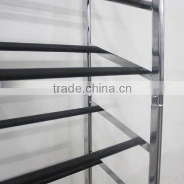 Practical 10 Tiers Shoe Display Rack Anti-slip Moveable Shoes Shelf photo-3