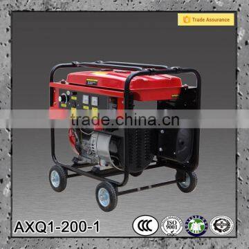 200A 3kw 220v 100% duty cycle portable dc gasoline welding machine