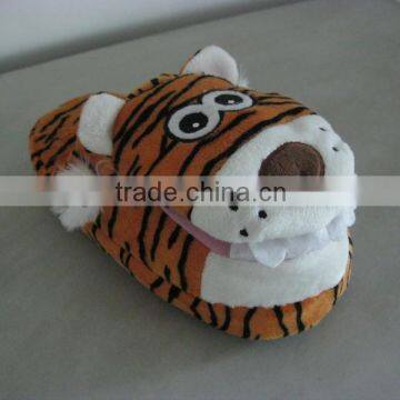 HI CE Hot sale lovely animal plush airbag slippers custom plush slippers