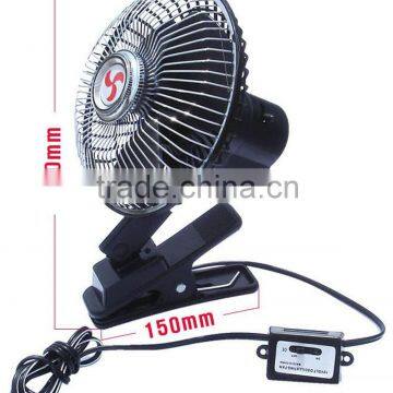 Factory selling 12v mini car fan ce 8 inch