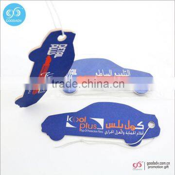 Factory outlet advertising paper air freshener for car customized perfume sample cards                        
                                                Quality Choice