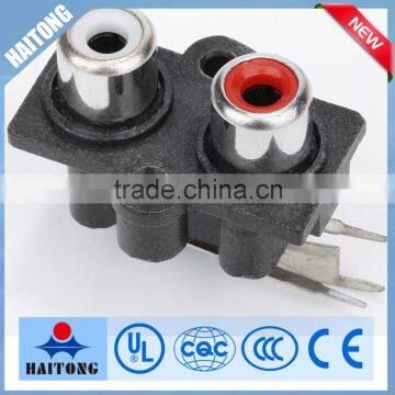 China Supplier Best Selling Products 2holes AV Socket