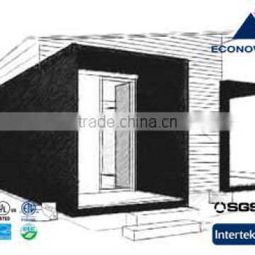 30 square meter modern module prefabricated house with solar energy and insulation system