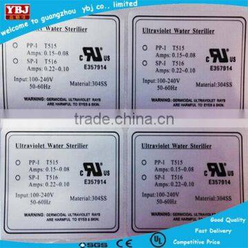 Temperature Resistant Electronic Epuipment Labels and Waterproof Sticker