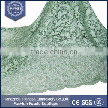 2016 plain mint green alibaba cord lace embroidery guipure fabric bridal wedding dress wholesale lace fabric with stone