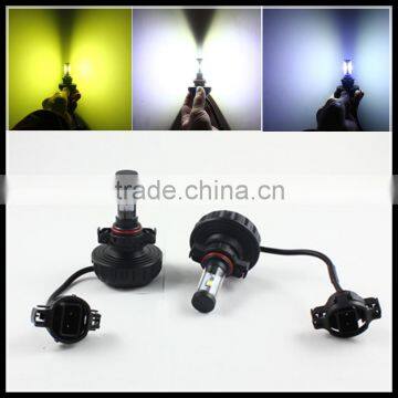 5202 H16 PSX24 40W 3000LM LED Headlight Conversion Kit 5202 H16 DRL Bulbs Car Fog Lights 6000K White Replacement Lamp