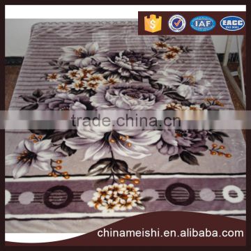 OEM Customized 100% Polyester fabric Super Soft Mink Blanket Guangzhou manufacturer