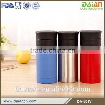 250ml food grade insulated vacuum flasks coffee mug travel mug