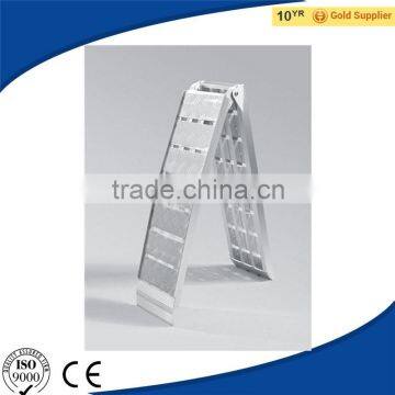 Heavy Duty Modular Aluminum Plate End Automobile/Car Trailer Loading Ramp-3000lbs Weight Capacity