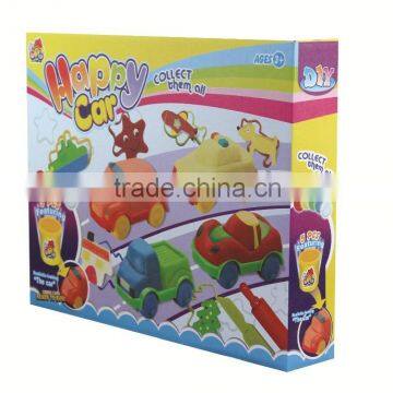 HOT selling happy car non -toxic modeling clay children playdough game