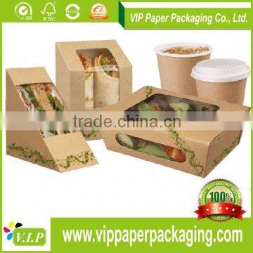 CUSTOM LOGO PRINTED DISPOSABLE FOOD CONTAINER BOX