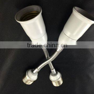 PBT E27 to E27 lamp holder with extension cord