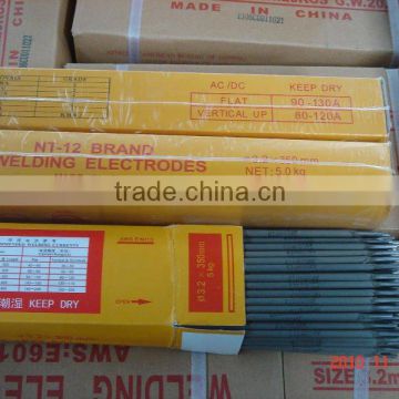 4.0x400mm welding electrodes AWS a 5.1E6010 with good price in China